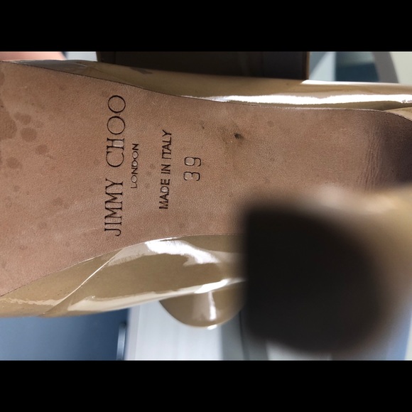 Jimmy choo beige round toe pump - Picture 7 of 8
